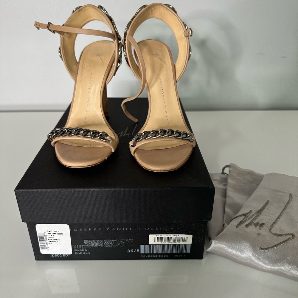 GIUSEPPE ZANOTTI Birel Sabbia Sandal Size 36.6 ( US 6.5) (fits a size 7)